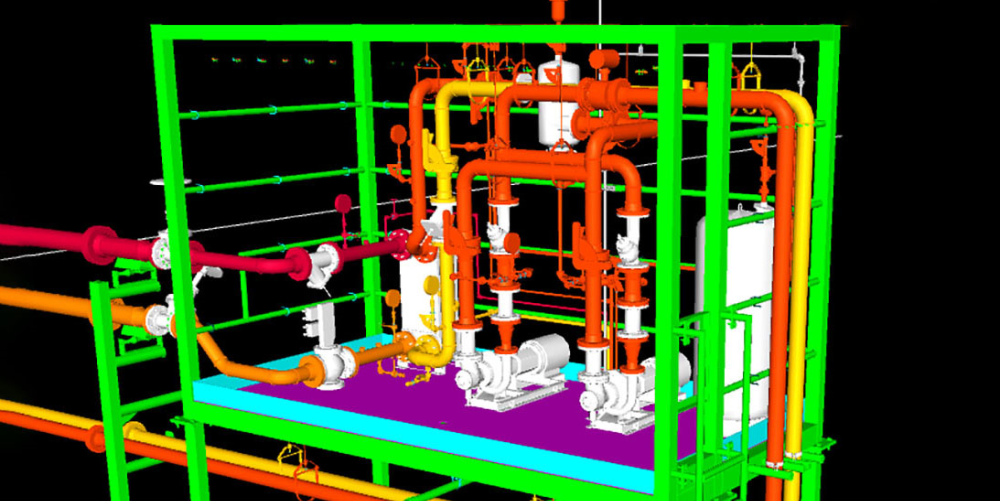 3D Modeling Heat Exchanger Skid